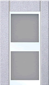 Metro Aluminum Squares Interior Folding Doors