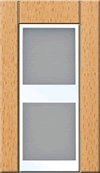 Metro Beech Squares Interior Folding Doors