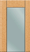 Metro Beech Turquoise Interior Folding Doors