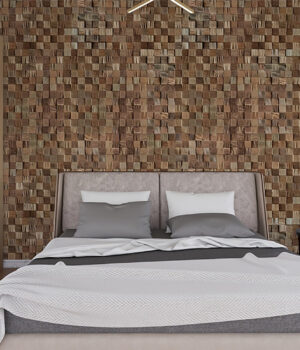 Wallscapes Cube Wood Wall Paneling