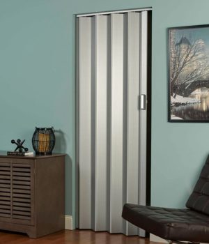 Elite folding door in Silver