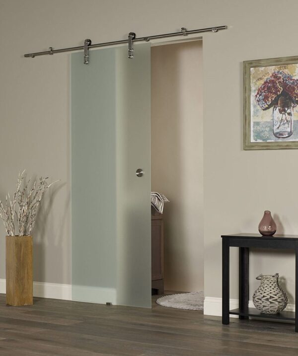 Glass Barn door - Ice Style
