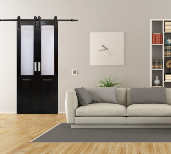 Center Opening Vinyl Barn Doors - Image 10
