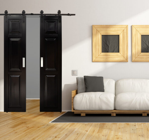 Center Opening Vinyl Barn Doors - Image 2