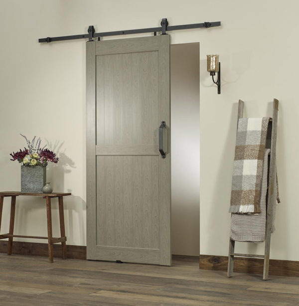 Montana PVC Barn Door - Heather Grey