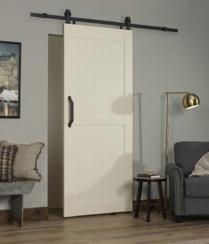 Montana PVC Barn Door - White Ash