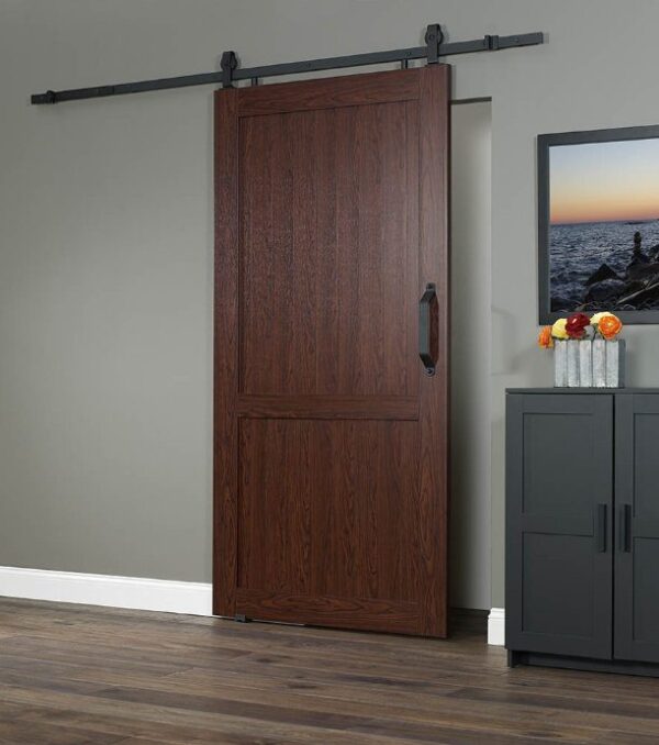 PVC Barn Door H 42" - Cherry