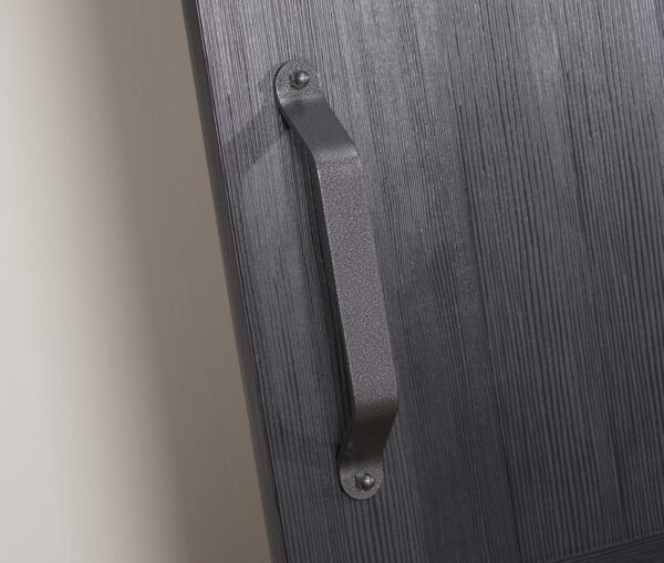 Millbrooke PVC Barn Door - Black - Handle Detail
