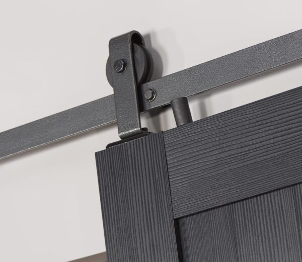 Millbrooke PVC Barn Door - Black - Track Detail